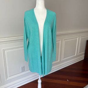 Eileen Fisher Aqua Cardigan Size Medium